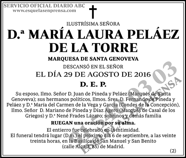 María Laura Peláez de la Torre